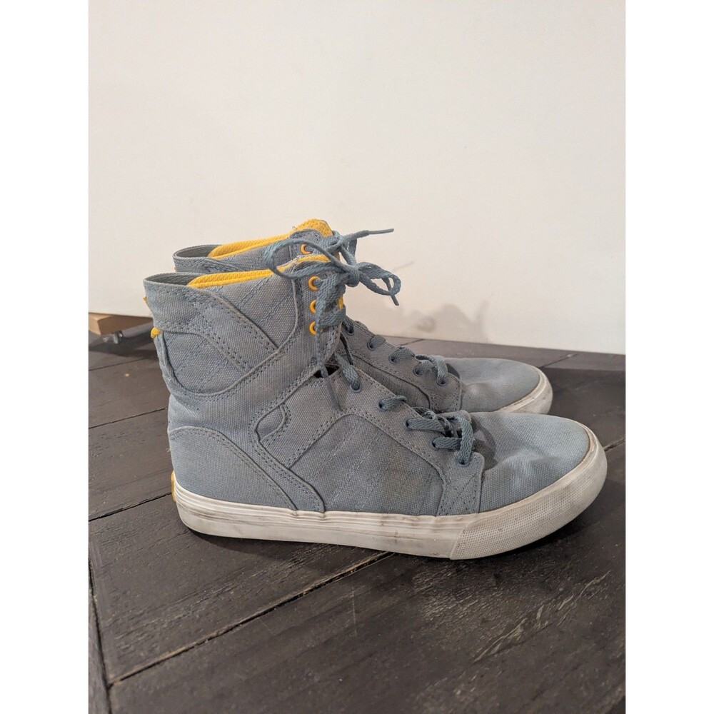 Kids‎ Youth Supra Light Blue High Top Sneakers Size 6